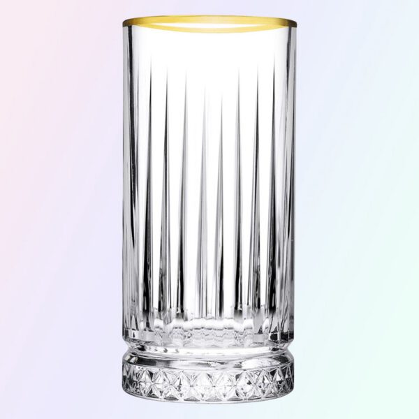 Pasabahce Elysia Golden Touch Glazen – 28 cl – 4 stuks