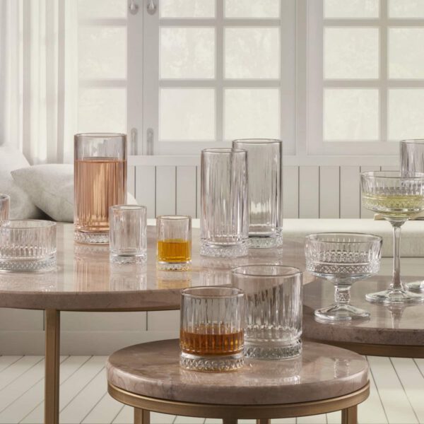 Pasabahce Elysia Golden Touch Glazen – 28 cl – 4 stuks