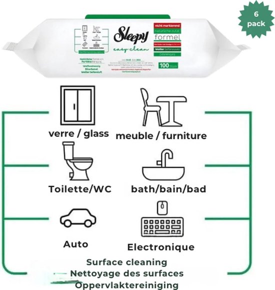 Sleepy Easy Clean Schoonmaakdoekjes